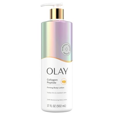 Olay Body Lotion Firming &amp; Hydrating for Women with Collagen, 24hr Moisturizing, Vitamin E &amp; Vitamin B3 Complex, Fast Absorbing Formula, 17 fl oz