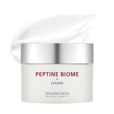 SWANICOCO Ultra Peptine Biome Cream Deep Hydration Anti Aging Skin Firmness Skin Nutrient Barrier Care with Hyaluronic Acid &amp; Niacinamide Korean Skincare 50ml 1.7 Fl Oz