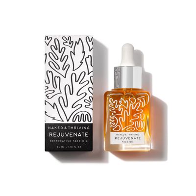 Naked &amp; Thriving Rejuvenate Restorative Face Oil | Organic, Vegan, &amp; Naturally-Derived Skin Care | Reduce the Look of Wrinkles and Moisturize Skin (1.18 oz/35 mL)