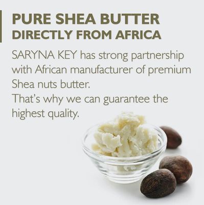 Saryna Key Damage Repair Treatment Butter Mask - African Shea Butter for Dry Hair Treatment - Rejuvenating Butter Moisturizer with Natural Keratin and Vitamins A, E, F (500ml/16.9oz + Hand Cream)