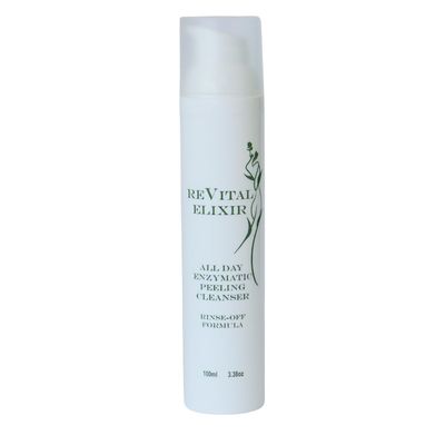Revital Elixir All Day Enzymatic Peeling Cleanser, Rinse-Off Formula, Gently Exfoliate Dead Skin Cleanser, Improved skin tone and texture