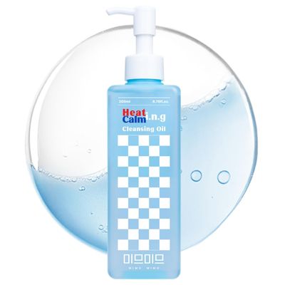 MIMU MIMU Heating Calming i.n.g Cleansing Oil l Blackhead Whitehead Sebum Makeup Remover, Gentle Oil Cleanser for face, Sebaceous Filaments, Waterproof makeup remover (200ml / 6.76fl.oz.)