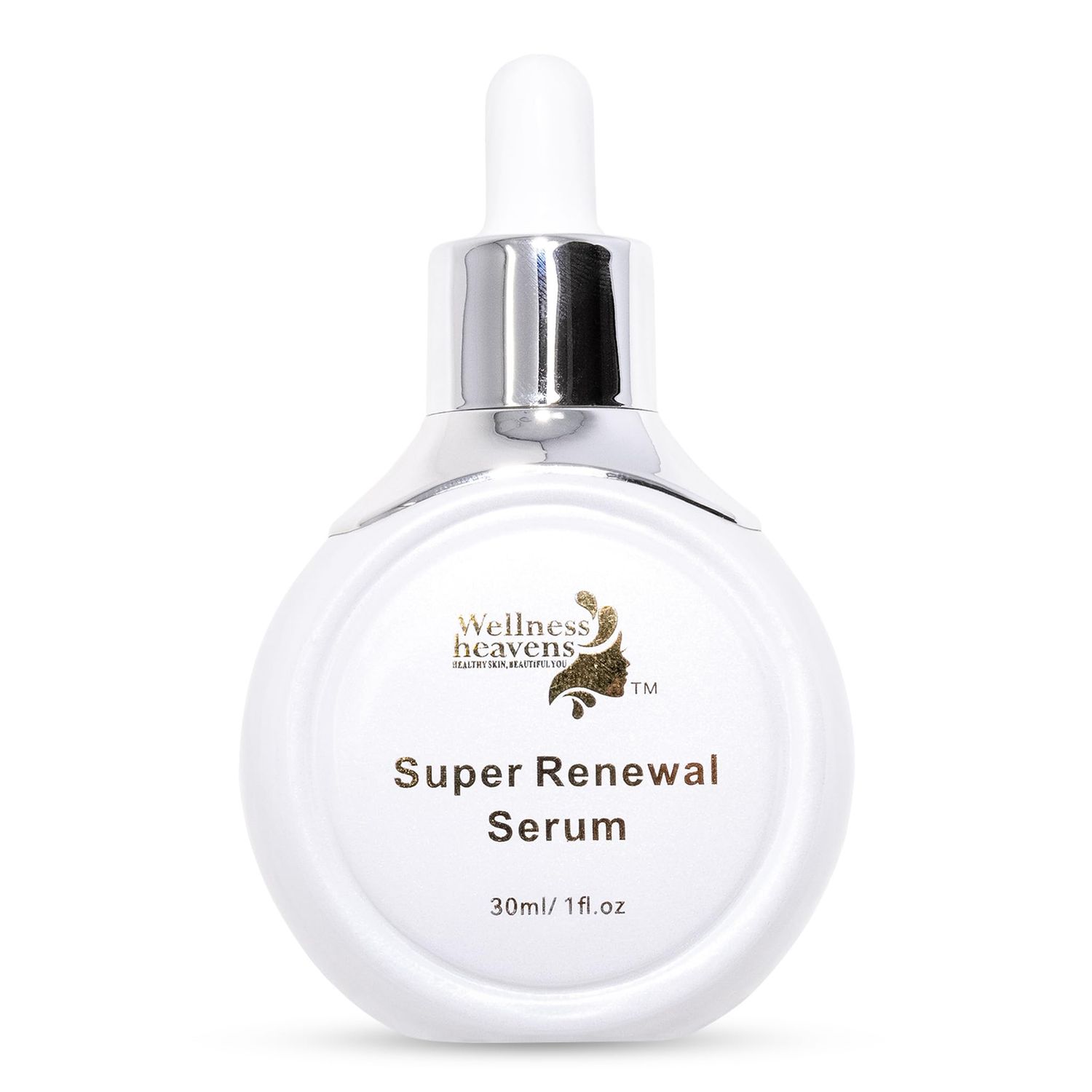 Vitamin C Serum Super Renewal, Anti-Aging Serum with Niacinamide, Vitamin E, Collagen, Peptide &amp; Retinol-Hydrating Serum for Firm, Radiant, Youthful Skin, All Skin Types, 30ml