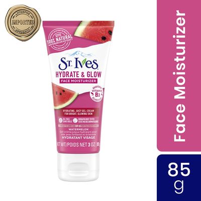 St. Ives Hydrate &amp; Glow Face Moisturizer Watermelon 3 Ounce