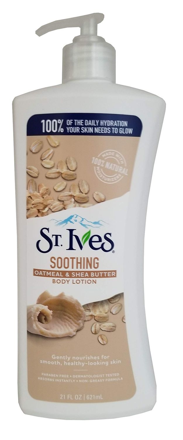 St. Ives Naturally Soothing Body Lotion, Oatmeal &amp; Shea Butter 21 Oz by St. Ives (Pack of 3)