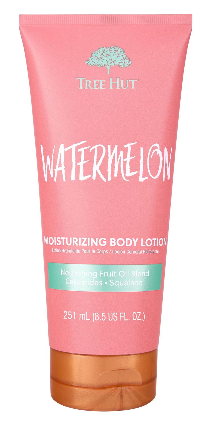 Tree Hut Watermelon Moisturizing Body Lotion | Ceramide and Squalene Formula Helps Protect Skin | Long-lasting Hydration Leaves Skin Feeling Soft &amp; Moisturized | 8.5 fl oz.
