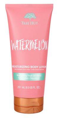 Tree Hut Watermelon Moisturizing Body Lotion | Ceramide and Squalene Formula Helps Protect Skin | Long-lasting Hydration Leaves Skin Feeling Soft &amp; Moisturized | 8.5 fl oz.