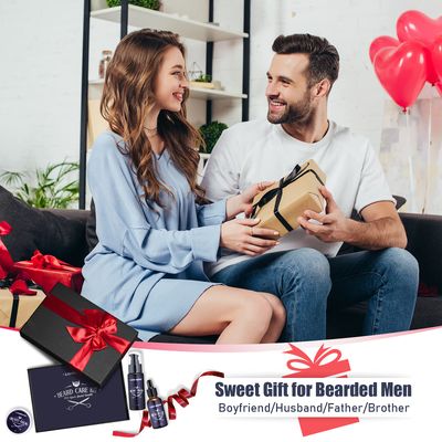 Lionmane Beard Care Gifts Kit for Men, Beard Mustache Grooming Kit-Beard Balm, Beard Wash, Beard Oil, Brush, Scissors, Birthday Anniversary Daily Gifts for Husband/Boyfriend/Dad/Him