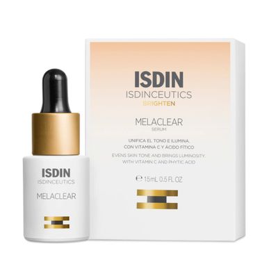 ISDIN Melaclear, Dark Spot Correcting Serum with Vitamin C and Phytic Acid, Suitable for Sensitive Skin