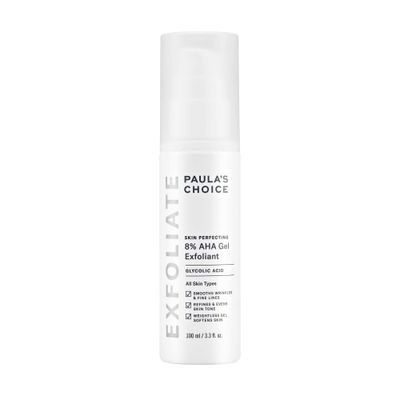 Paula&#39;s Choice SKIN PERFECTING 8% AHA Gel Exfoliant with Glycolic Acid Chamomile &amp; Green Tea, 3.3 Ounce Pump Leave-On Gentle Exfoliator