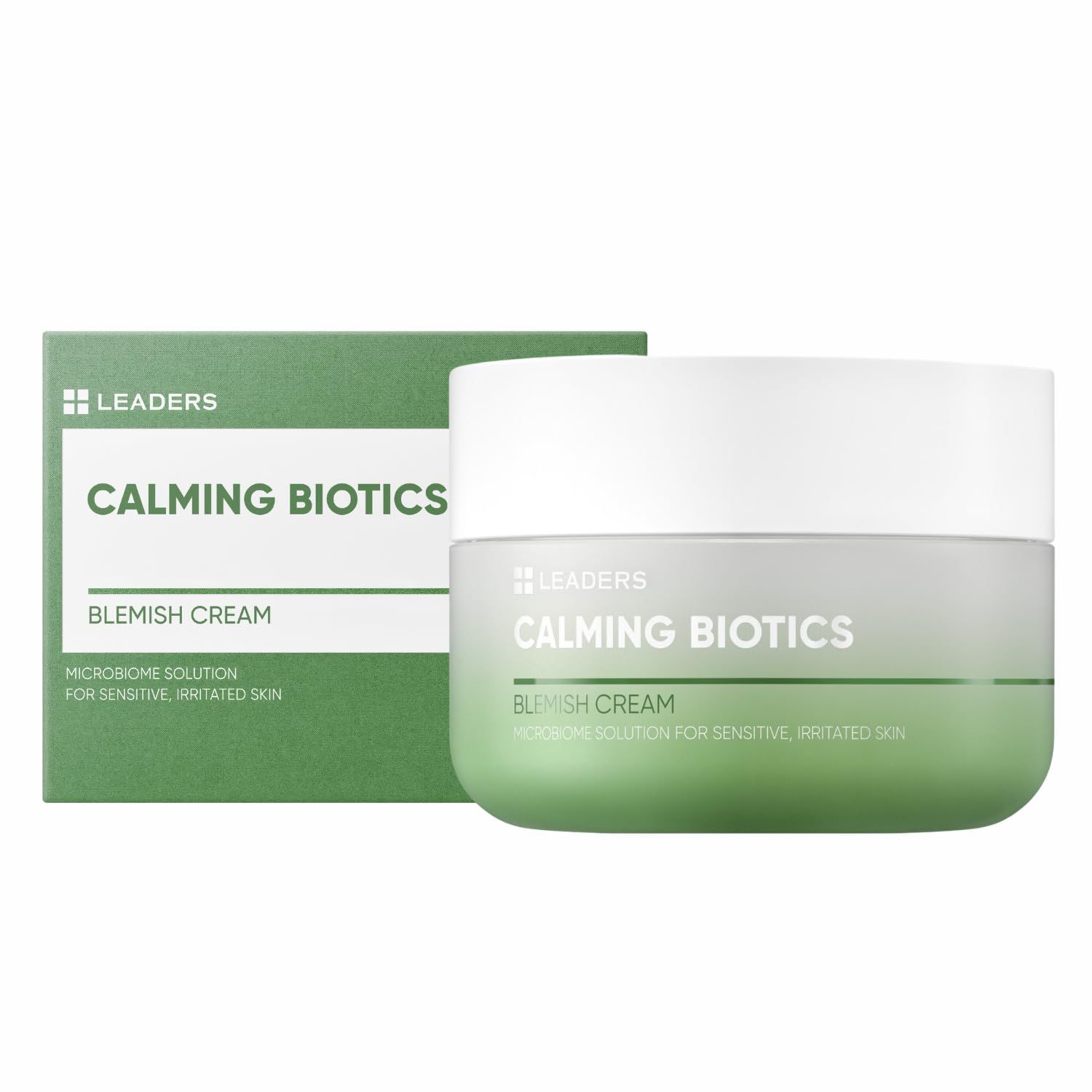 Leaders Calming Biotics Cream - For Sensitive Acne-Prone Skin, Hydrating, Soothing &amp; Calming Formula to Strengthen Skin Health &amp; Barrier, 50ml