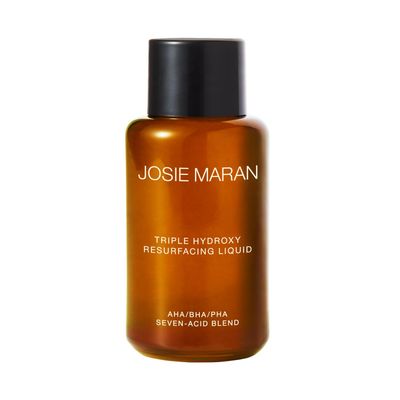 Josie Maran Triple Hydroxy Resurfacing Liquid - Anti-Aging Exfoliating Toner with Azelaic, Glycolic, Mandelic Acid &amp; Alpha Hydroxy Acid for Even Skin Tone &amp; Smooth, Youthful-Looking Skin (1.7 oz)