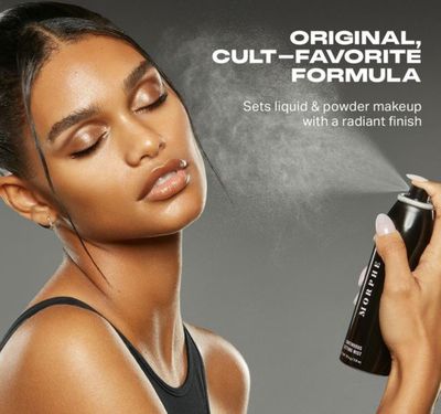 Morphe Jumbo Continuous Setting Spray - Micro-Fine Setting Spray for Makeup with a Radiant Finish - Helps Makeup Resist Caking or Fading &amp; Increases Wear of Foundation (6.5 fl oz)