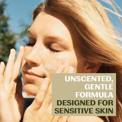 Thrive Natural Care Mineral Face Sunscreen for Sensitive Skin SPF 30, 2 Ounces - Moisturizing Unscented Sunscreen for Face - Broad Spectrum with Clear Zinc Oxide - Vegan