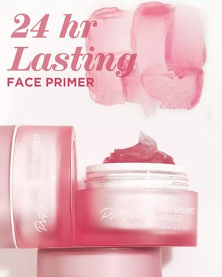 TOUCH IN SOL Icy Sherbet Primer 1.05 fl.oz. - Hydrating Primer Face Makeup for Dry or Oily Skin - Silk Pore and Wrinkle Minimizer - Silicone and Oil Free Gel Formula with Cooling Effect