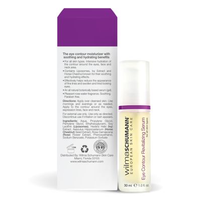 Wilma Schumann Eye Contour Revitalizing Serum, Eye Syrum for Wrinkles, 1 oz