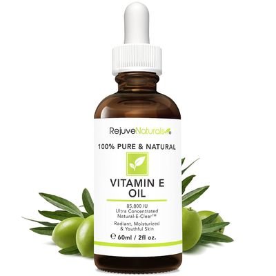 Vitamin E Oil - 100% Pure & Natural, 85,800 IU. Repair Dry, Damaged Skin from Surgery & Acne, Age Spots & Wrinkles. Boost Collagen for Moisturized, Youthful-looking Skin. d-alpha tocopherol, 2 Fl Oz
