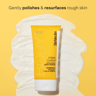 StriVectin Tighten &amp; Lift Crepe Control Exfoliating Body Scrub, Targets Crepiness and Rough, Dull Skin, 5 Fl Oz, white