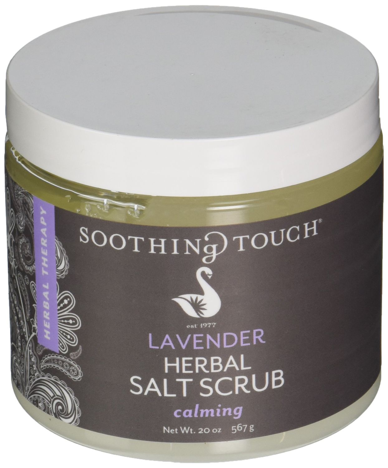 Soothing Touch Herbal Salt Scrub, Lavender - 20 Oz