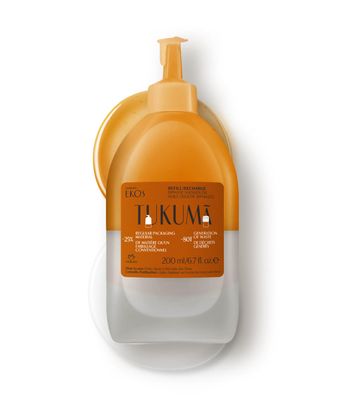 natura - Ekos Tukum Biphase Shower Oil Refill - Replenishing In-Shower or Bath Body Oil - Anti-Signs of Aging - Skin Moisturizer - Vegan Skin Care - Brazilian Beauty Secrets - 6.7 fl oz (200ml)