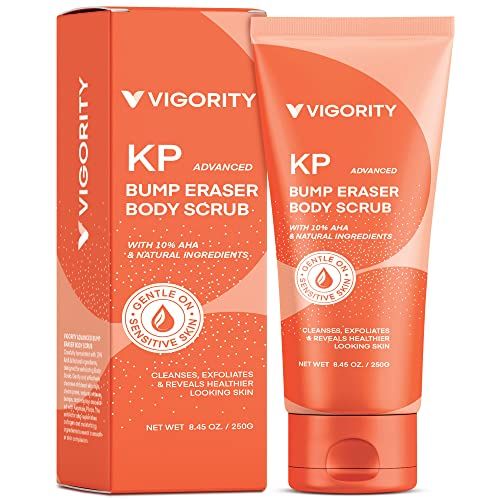 KP Bump Eraser Body Scrub, Bump Eraser Body Scrub, Keratosis Pilaris Treatment, Strawberry Legs Treatment For Women, Kp Bump Eraser, Kp Body Scrub, Exfoliating Body Scrub for Women &amp; Men Exfoliation