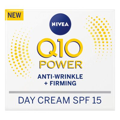 Nivea Q10 Plus Spf 15 Anti-Wrinkle Face Day Cream, 50 Ml, Pack Of 3