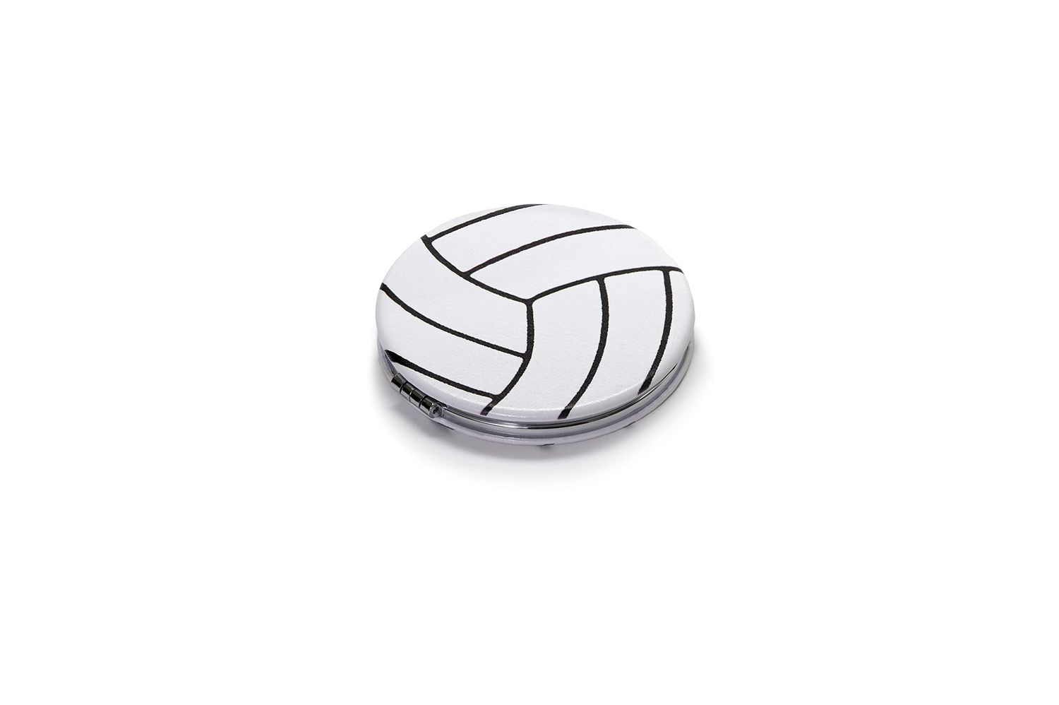Tandem Sport Volleyball Compact Mirror - Double Sided Mini Pocket Mirror for Girls - Gifts for Volleyball Players - Volleyball Party Favors