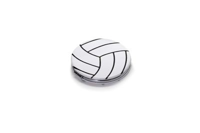 Tandem Sport Volleyball Compact Mirror - Double Sided Mini Pocket Mirror for Girls - Gifts for Volleyball Players - Volleyball Party Favors