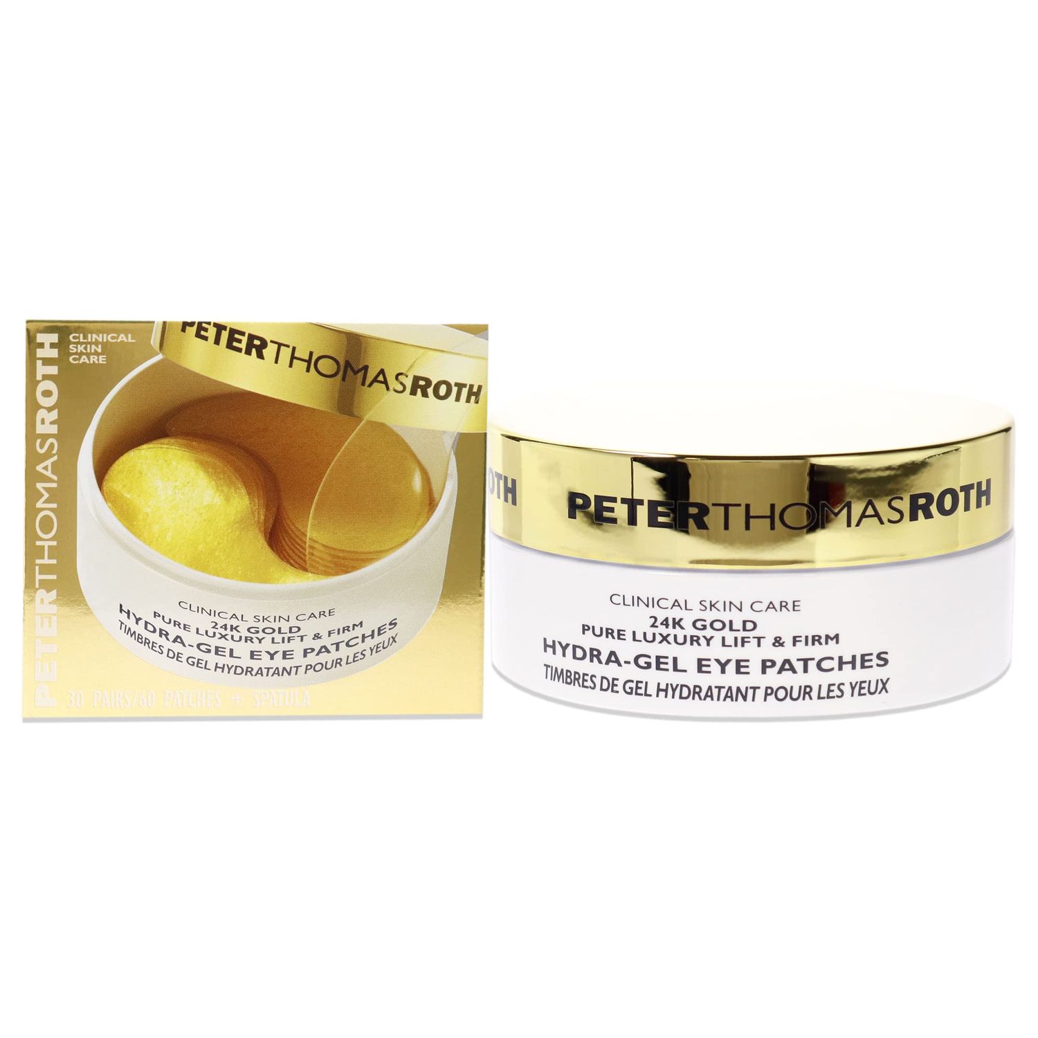 Peter Thomas Roth | 24K Gold Pure Luxury Lift &amp; Firm Hydra-Gel Eye Patches | Anti-Aging Under-Eye Patches, Help Lift and Firm the Look of the Eye Area