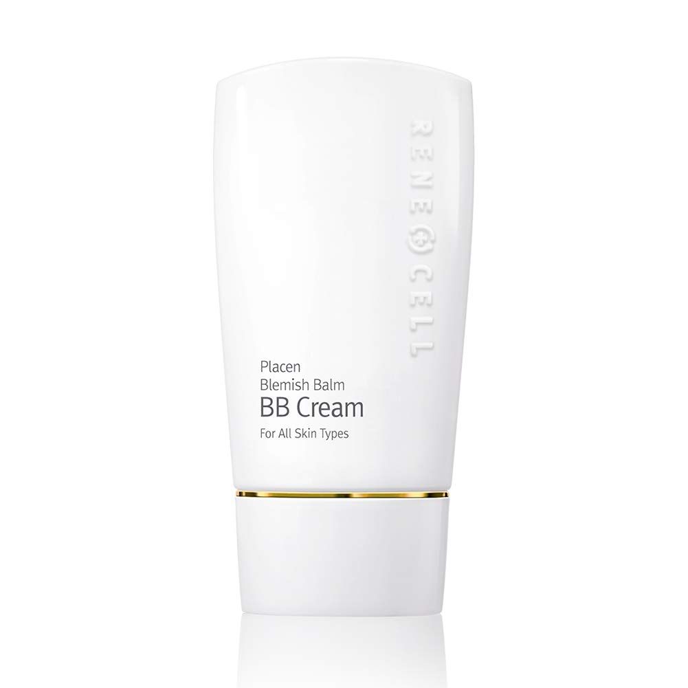 Renecell [Rene Cell Placen Blemish Balm BB Cream, Glossy Face Makeup (50g / 1.8oz)