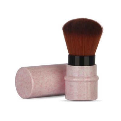 Retractable Blusher Makeup Brush, Round Powder Cosmetic Brushes for Blush, Powder, (#1)