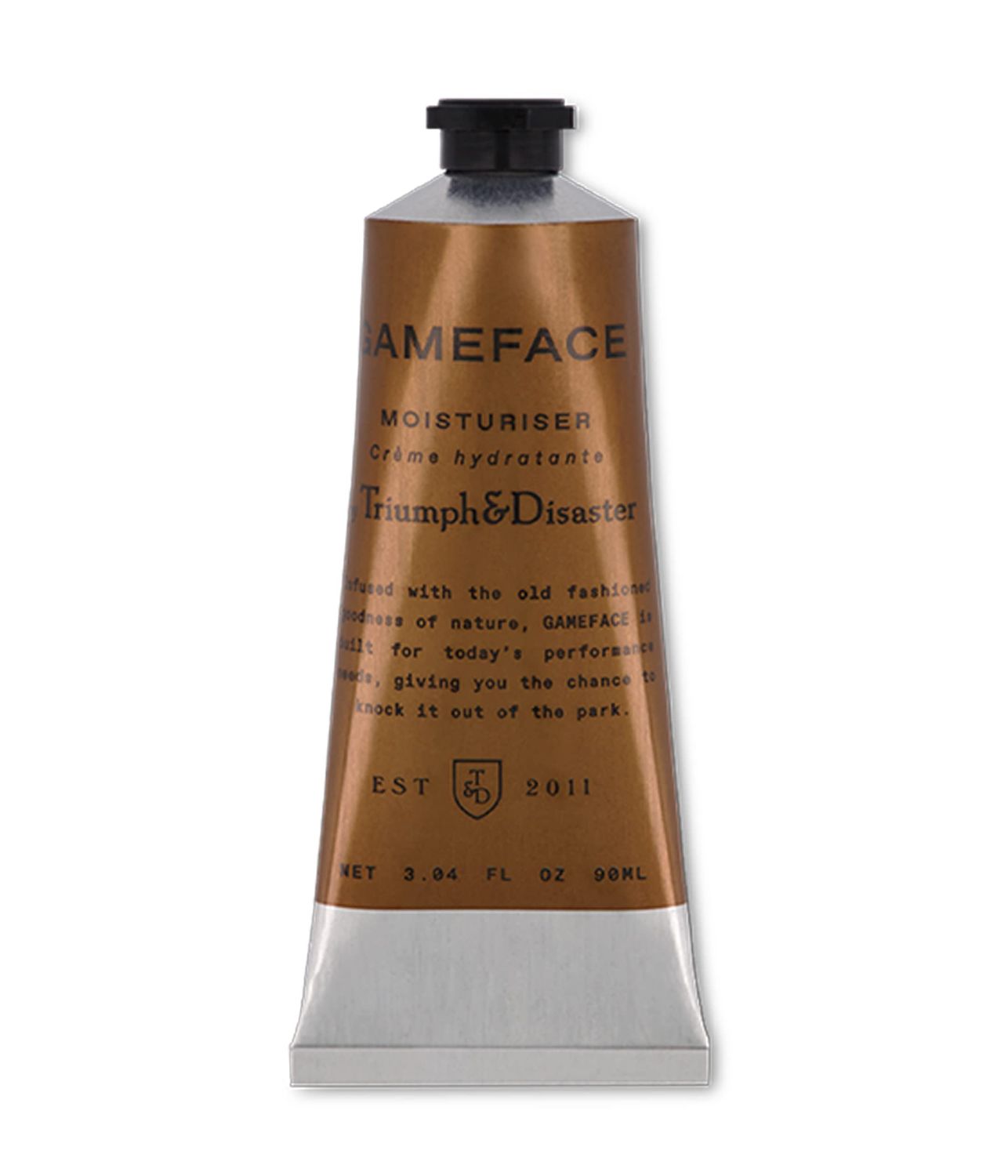 TRIUMPH &amp; DISASTER | Gameface Moisturiser Tube | Hydrating Facial Moisturizer - Lightweight, Non-Greasy Facial Lotion for Men, 3.04 oz