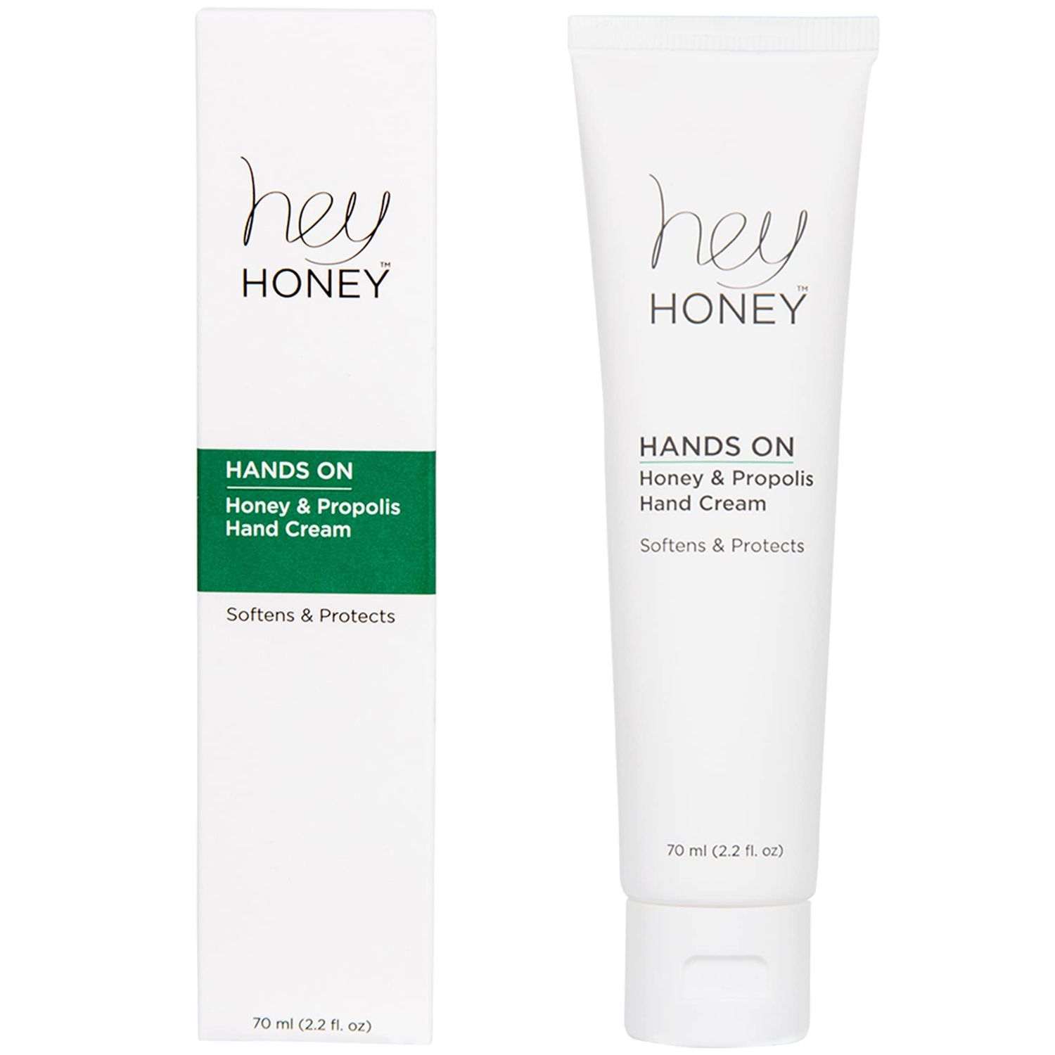 Hey Honey Skincare Hands On| Hydrating Extremely Dry Hand &amp; Elbow Cream | Powered with Shea Butter, Honey &amp; Propolis | Designed To Soften, Brighten &amp; Protect Skin Cracking | 2.2 Oz