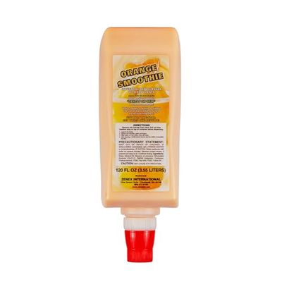 Zenex Orange Smoothie Hand Soap with Emollients - Industrial Hand Cleaner | Citrus Scent | Remove Stubborn Grease &amp; Grime | Moisturizing Non-Abrasive Formula is Gentle On Skin | 3.55 L (1-Pack)