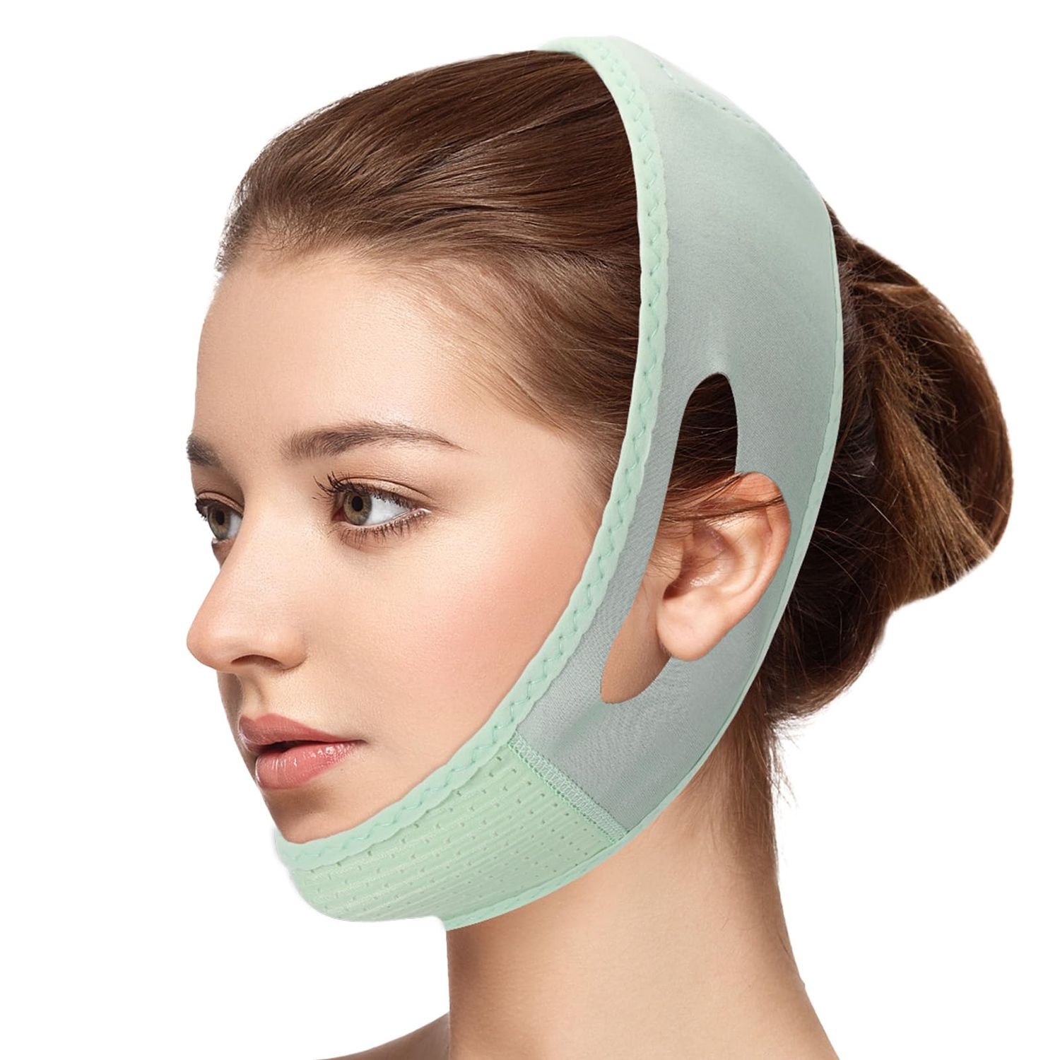 Reusable V-Line Mask, Chin Strap For SleepingLifting EffectAdjustableEasy To Use, Jawline Shaper Face Strap