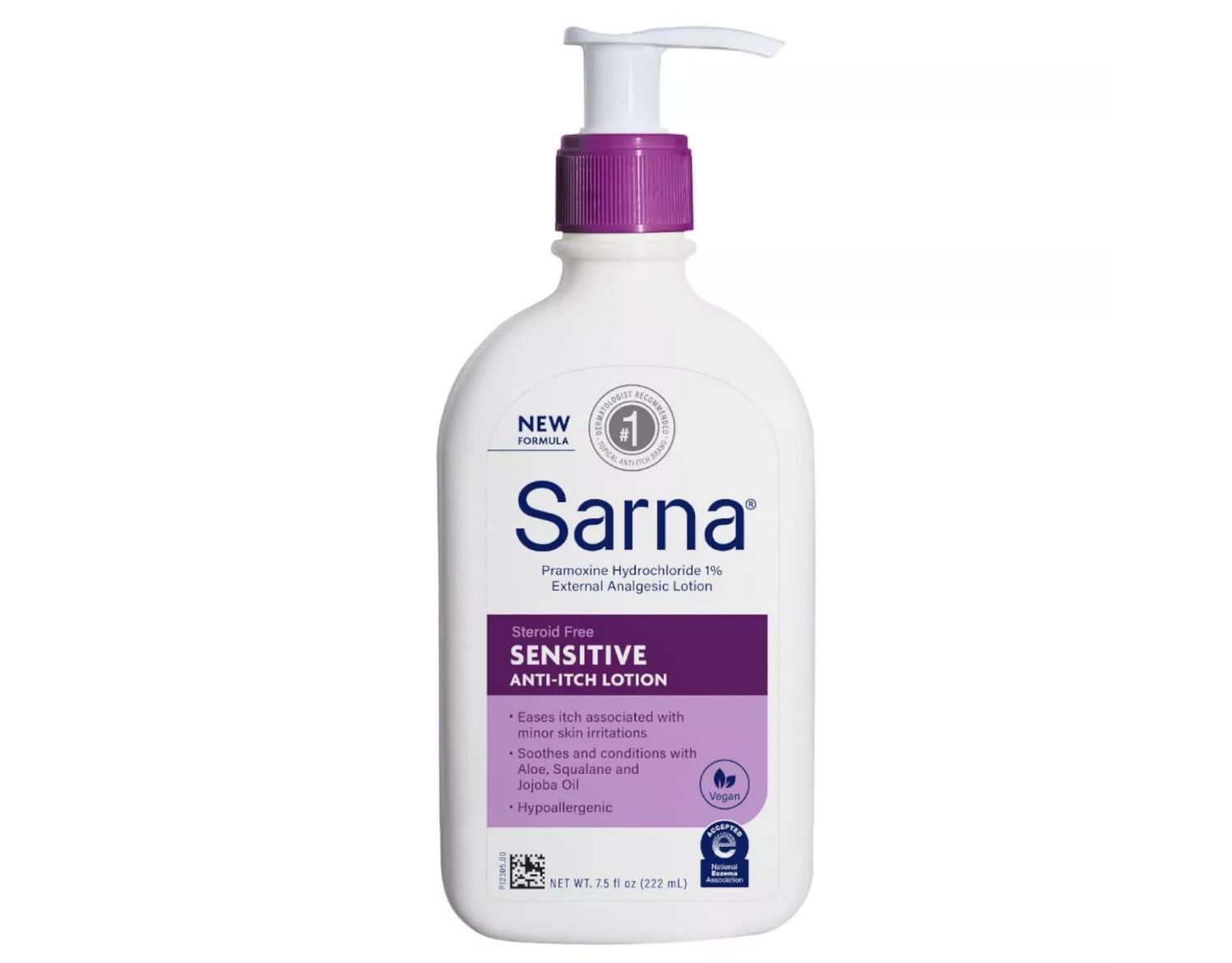 Sarna Sensitive Itch Relief Fragrance Free Lotion, 7.5 Fl. Oz.
