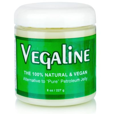 Vegaline - 100% Natural, Vegan &amp; Hypoallergenic Alternative to Petroleum Jelly - Unpetroleum - Lips, Hands, Baby, Makeup Remover and More (8 Ounce)