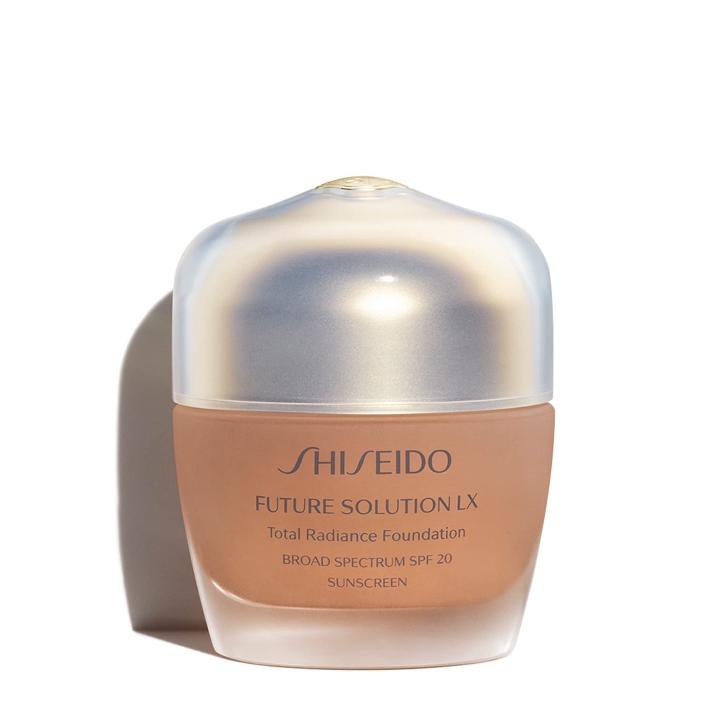 Shiseido Future Solution LX Total Radiance Foundation SPF 20, Neutral 4 - Reduces the Look of Pores, Lines &amp; Dark Spots - Non-Comedogenic