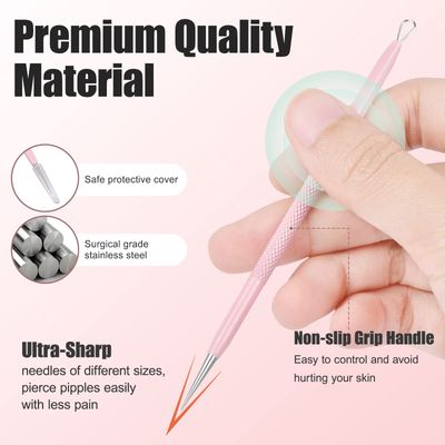 MORGLES Blackhead Remover Tools, 15 Pcs Pimple Popper Tool Kit Comedone Pimple Extractor for Blackhead Blemish Zit Removing with Metal Case 2024 Latest
