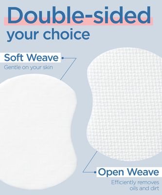 KADRIAN Exfoliating Cotton Rounds for face - 60 Premium Double-Sided Face Cotton Pads - Lint Free - Makeup Remover Squares - Skin Care Face for Cleansing