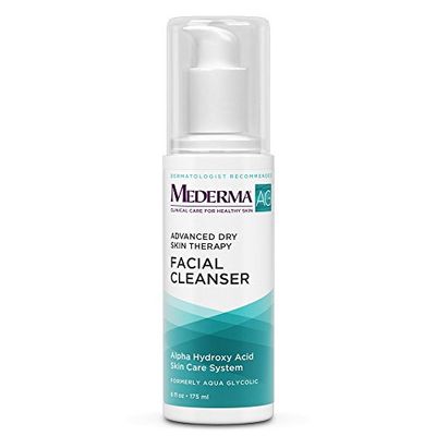 Mederma AG Hydrating Facial Cleanser-formula with glycolic acid gently cleans while exfoliating and hydrating skin. Dermatologist recommended brand, fragrance-free, soap-free, hypoallergenic-6 ounce