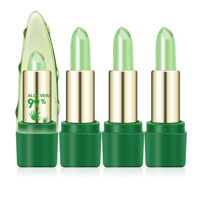 Ownest 3 Pcs Aloe Vera Lipstick, Magic Temperature Color Change Lipstick Lip Blam Moisturizing Long Lasting Lip Makeup, update packing Beauty