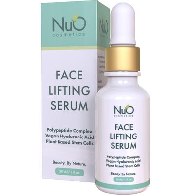nuorganic Face Lifting Serum with Plant Stem Cells &amp; Matrixyl 3000 - Advanced Anti-Aging to Minimize Fine Lines &amp; Wrinkles - Vegan &amp; Cruelty Free (1fl Oz)