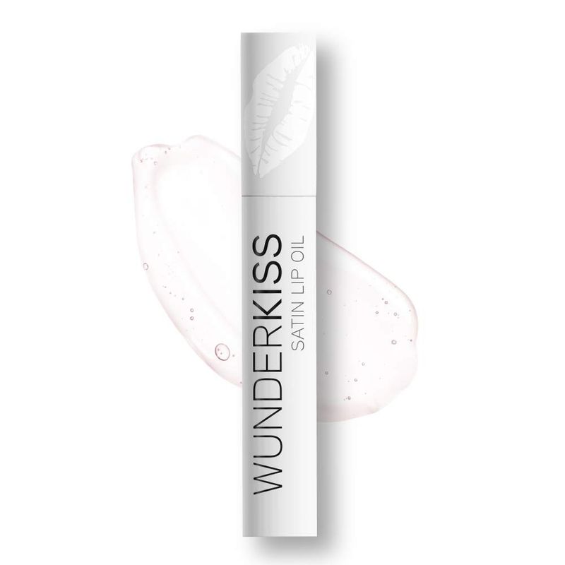 Wunder2 WUNDERKISS LIPS Makeup Satin Lip Oil Treatment Lip Balm Moisturizer Anti-Aging Benefits Reduces Fine Lines Chapped Lips