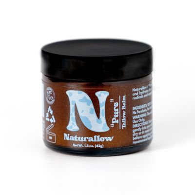 Naturallow Grass Fed &amp; Finished Tallow Skincare - Fragrance-Free Tallow Moisturizer &amp; Skin Care - Tallow Balm For Dry Skin - Unscented Tallow Balm - Multi-Purpose Tallow Balm