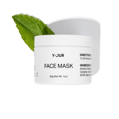 YOUR Purifying Detox Face Mask - Blackhead, Whiteheads &amp; Pores Remover, Anti-Acne &amp; Pimple, Cleansing &amp; Exfoliating Care, for Hydrating &amp; Glowing Skin, with Salicylic Acid &amp; Bentonite Clay
