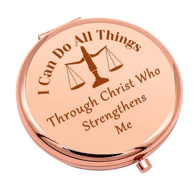 Lawyer Gifts for Women Appreciation Gift Compact Mirror for Law Students Law School Graduation Gifts Future Lawyers Gifts Folding Makeup Mirror for Legal Assistant Christmas Birthday Gifts