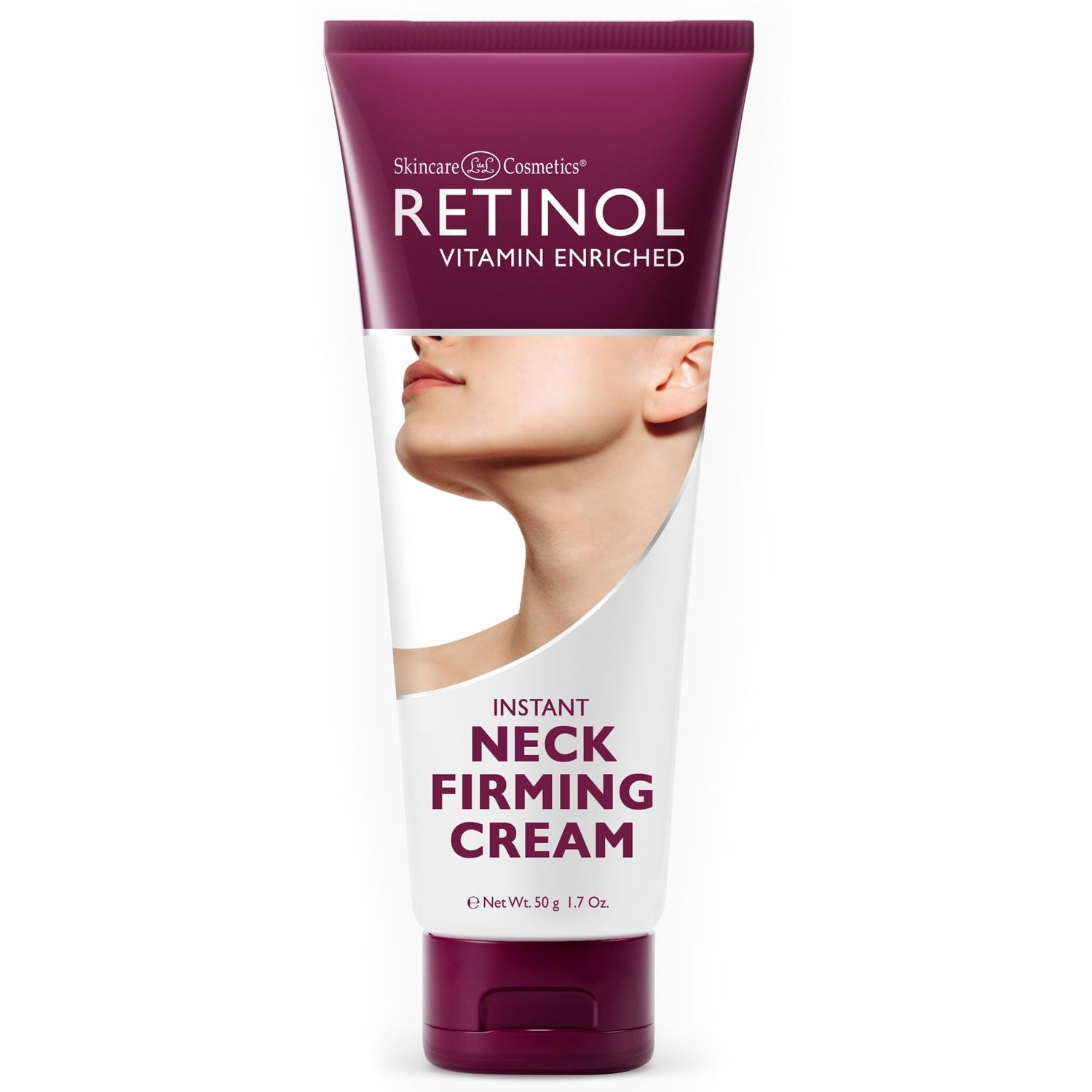 Retinol Anti-Aging Neck Firmin Cream - Tightens, and Smooth Neck Skin for a Youthful Appearance 1.7 Oz
