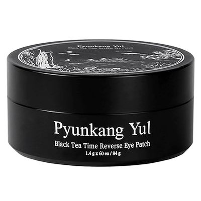 Pyunkang Yul [PKY] Black Tea Time Reverse Eye Patch for Anti-Aging, Deep Nourishing with Low-Molecular Collagen, Dark Circles &amp; Fine Line Care with Kombucha, Korean Skincare (30 Pairs)