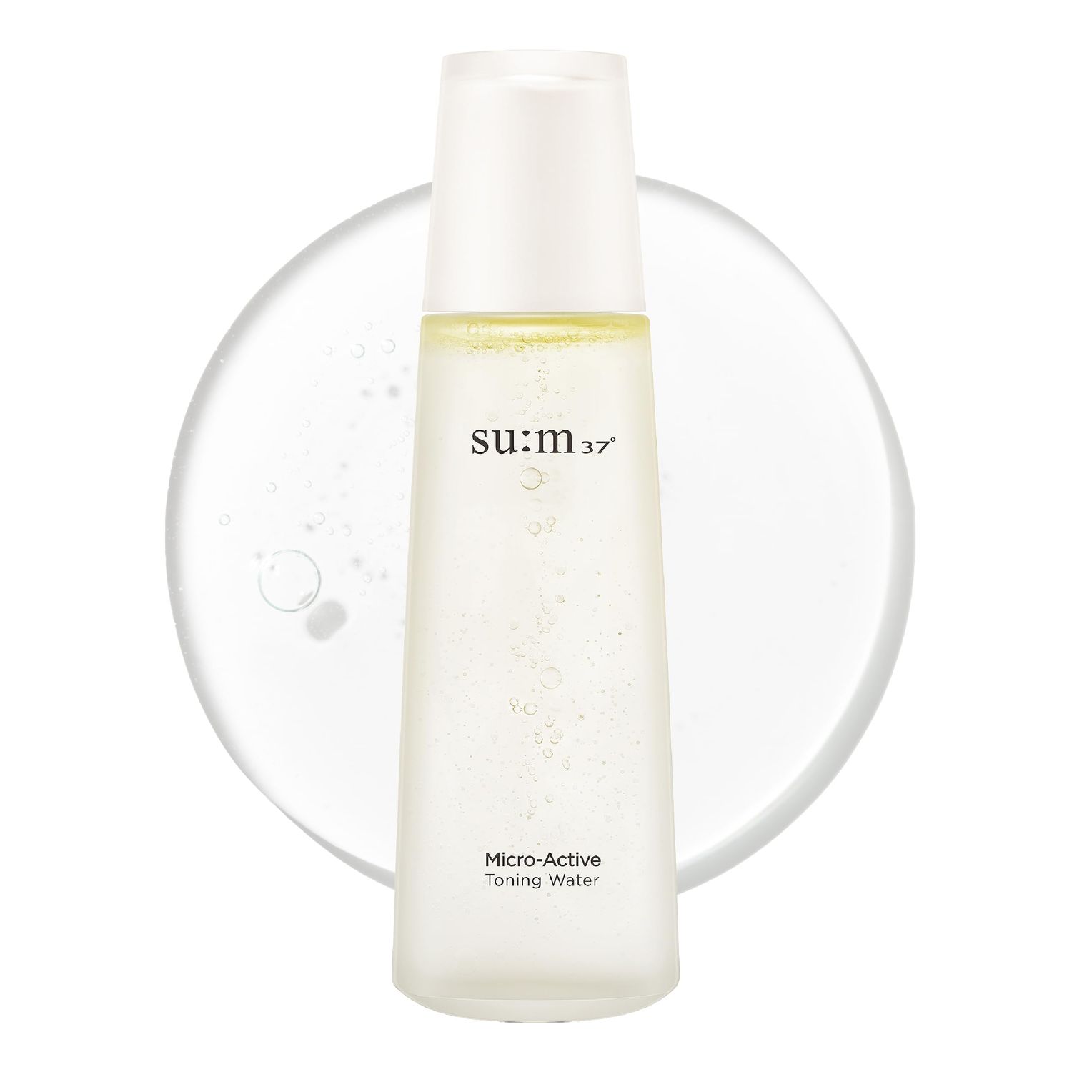 SU:M Micro-Active Toning Water (5.07 fl oz) - Dual-Phase Gentle Exfoliating Toner with Low-Irritation, Improved Skin Texture &amp; Radiance Boost, Korean Skin Care. PHA, Biopeptide.